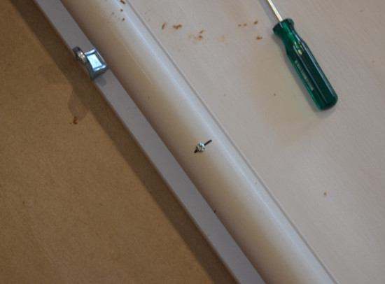 Roman blind tube was marked for locking setscrew Roman blind tube was marked for locking setscrew