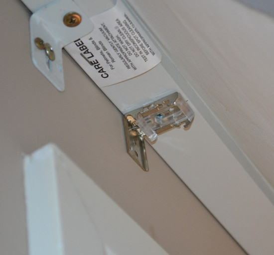 Roman blind silver clips release winder rod headrail Roman blind silver clips release winder rod headrail